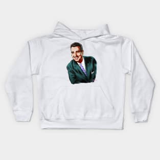 Tennessee Ernie Ford - An illustration by Paul Cemmick Kids Hoodie